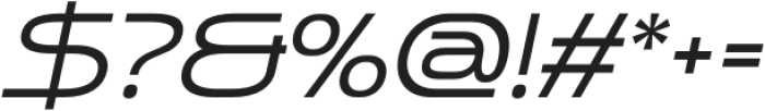 Akalime Italic otf (400) Font OTHER CHARS