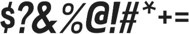Akazan Bold Italic otf (700) Font OTHER CHARS