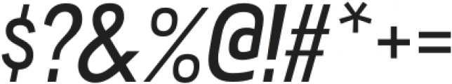 Akazan Italic otf (400) Font OTHER CHARS