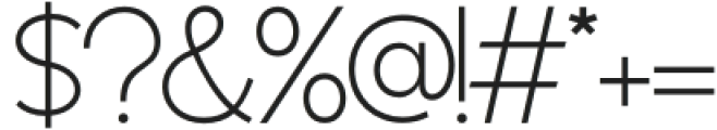 Akega-Regular otf (400) Font OTHER CHARS