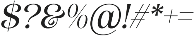Akiho Faranea Italic otf (400) Font OTHER CHARS