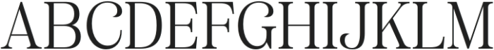 Akiho Faranea Light otf (300) Font UPPERCASE