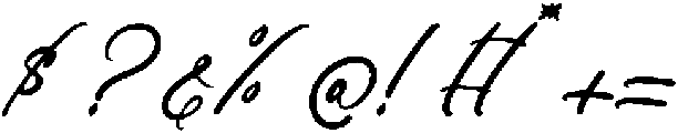 Akmelyn Beridge otf (400) Font OTHER CHARS