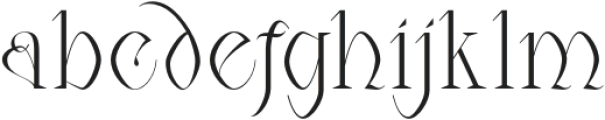 Akogare otf (400) Font LOWERCASE