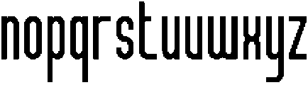 Akrola Regular otf (400) Font LOWERCASE