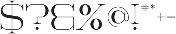 Akros Bold otf (700) Font OTHER CHARS