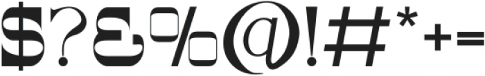 Aksara Regular otf (400) Font OTHER CHARS