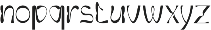 Aksataga otf (400) Font LOWERCASE