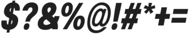 Aksioma Bold Italic otf (700) Font OTHER CHARS
