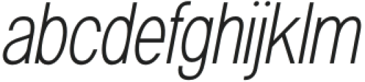 Aksioma Extralight Italic otf (200) Font LOWERCASE