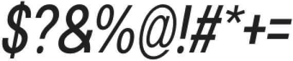 Aksioma Italic otf (400) Font OTHER CHARS