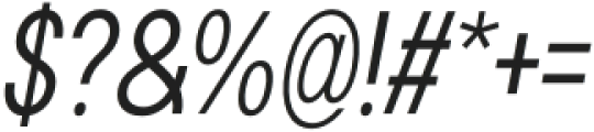 Aksioma Light Italic otf (300) Font OTHER CHARS