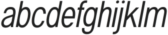 Aksioma Light Italic otf (300) Font LOWERCASE