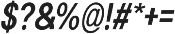 Aksioma Medium Italic otf (500) Font OTHER CHARS