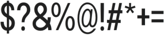 Aksioma Regular otf (400) Font OTHER CHARS