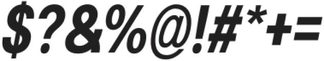 Aksioma Semibold Italic otf (600) Font OTHER CHARS