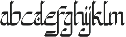 Akytuloh otf (400) Font LOWERCASE