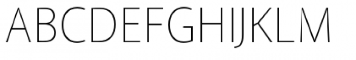 Akagi Pro Thin Font UPPERCASE
