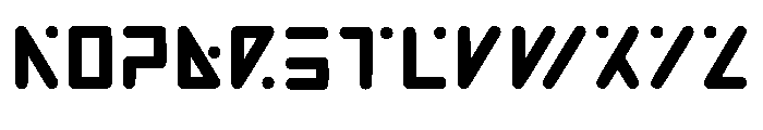 AK1 Font LOWERCASE