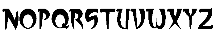 AKUMA Font UPPERCASE