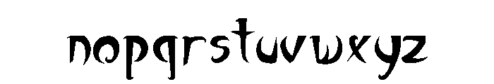 AKUMA Font LOWERCASE