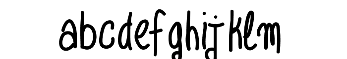 Aka-AcidGR-CondensedScript Font LOWERCASE