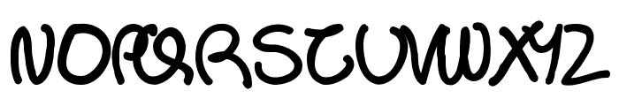 Aka-AcidGR-Cord Font UPPERCASE