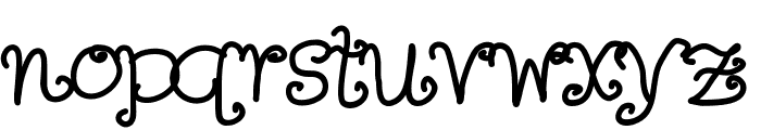 Aka-AcidGR-Curly Font LOWERCASE
