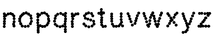 Aka-AcidGR-Dotted Font LOWERCASE