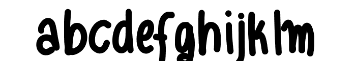 Aka-AcidGR-FatCondensed Font LOWERCASE