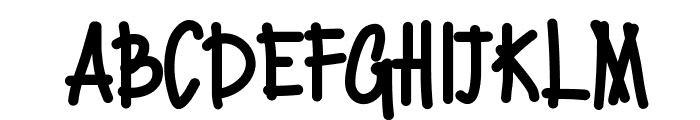 Aka-AcidGR-Fatbamboo Font UPPERCASE