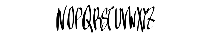 Aka-AcidGR-Inky Font UPPERCASE