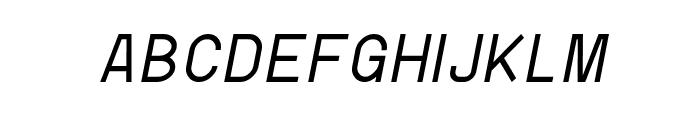 Akasha Italic Font UPPERCASE