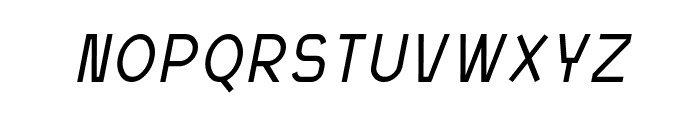 Akasha Italic Font UPPERCASE