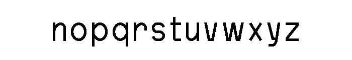Akasha Regular Font LOWERCASE