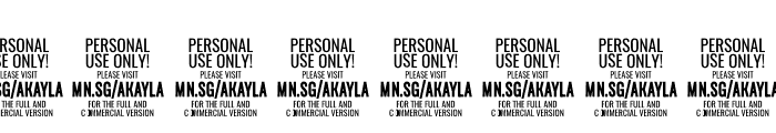 AkaylaScriptDecoPERSONALUSE Font OTHER CHARS
