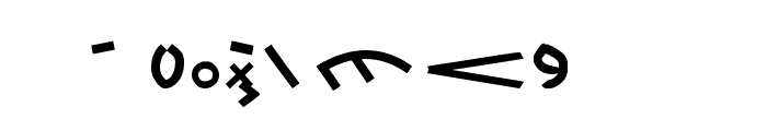 Aksara Tulak-tulak Font OTHER CHARS