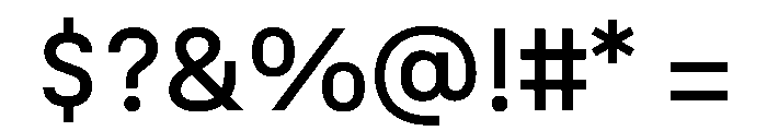 Akt Regular Font OTHER CHARS