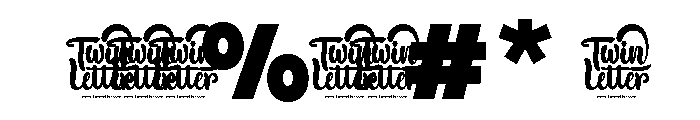 AkuinaPersonaluse-Black Font OTHER CHARS