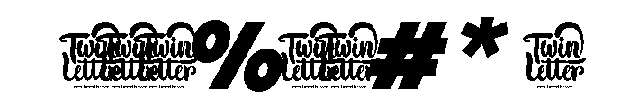 AkuinaPersonaluse-BlackSlant Font OTHER CHARS