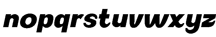 AkuinaPersonaluse-BlackSlant Font LOWERCASE