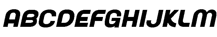 AkuinaPersonaluse-ExtBdSlant Font UPPERCASE
