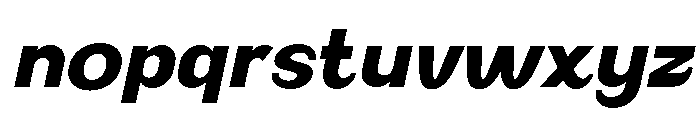 AkuinaPersonaluse-ExtBdSlant Font LOWERCASE