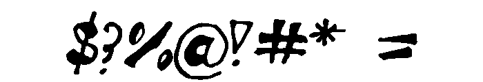 ak__s_funky_trunky Font OTHER CHARS