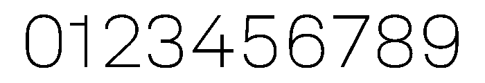 Akt 100 Font OTHER CHARS