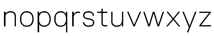 Akt 100 Font LOWERCASE