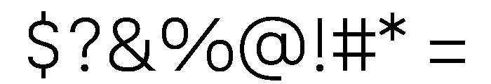 Akt 200 Font OTHER CHARS