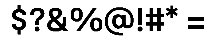 Akt 500 Font OTHER CHARS