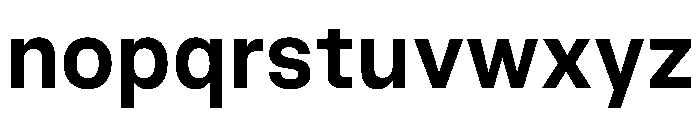 Akt 600 Font LOWERCASE