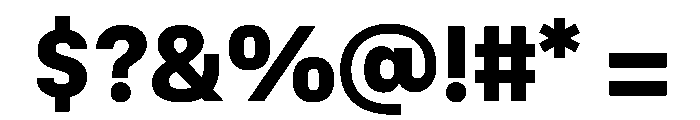 Akt 800 Font OTHER CHARS
